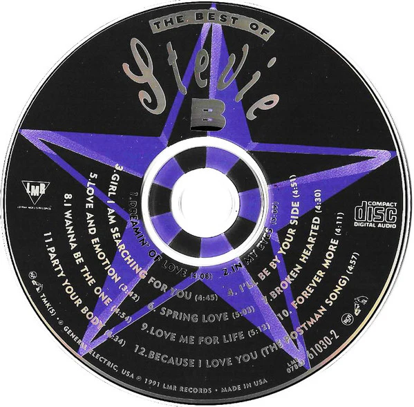 Stevie B - The Best Of Stevie B (CD, Comp) - Image 3
