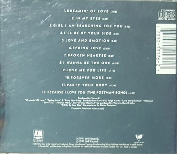 Stevie B - The Best Of Stevie B (CD, Comp) - Image 2