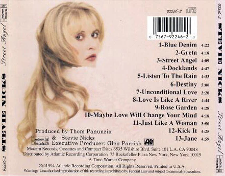 Stevie Nicks - Street Angel (CD, Album) - Image 5