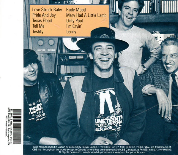 Stevie Ray Vaughan And Double Trouble* - Texas Flood (CD, Album, Club, RE) - Image 2