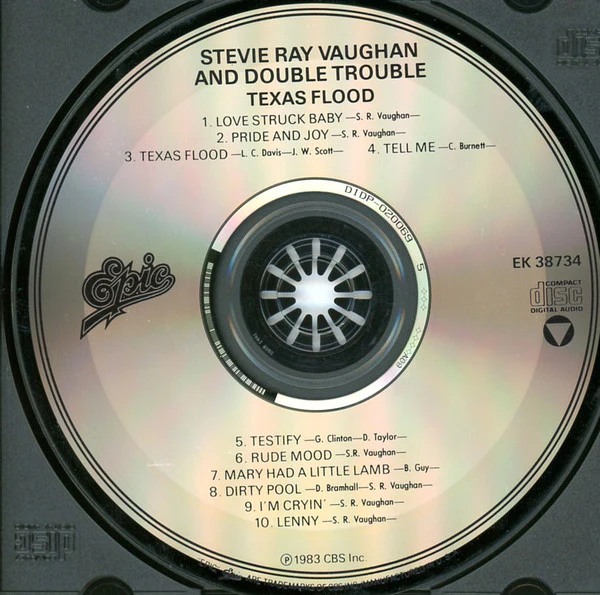 Stevie Ray Vaughan And Double Trouble* - Texas Flood (CD, Album, Club, RE) - Image 3
