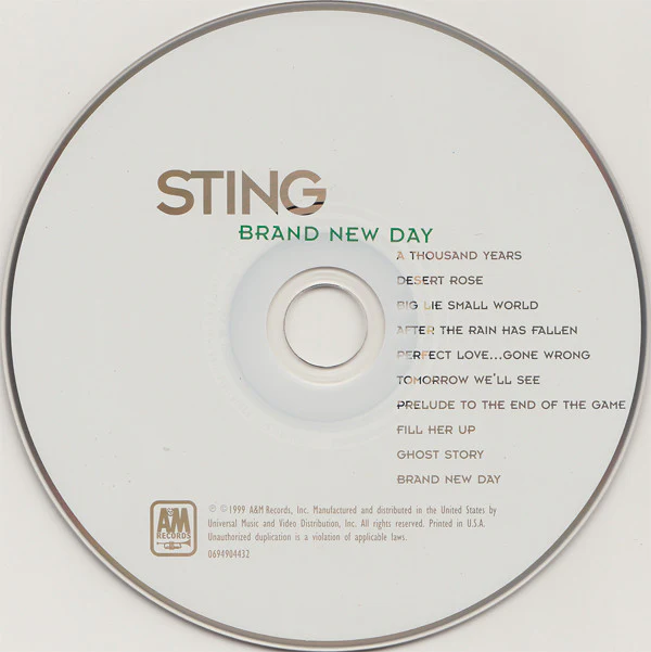 Sting - Brand New Day (CD, Album) - Image 3