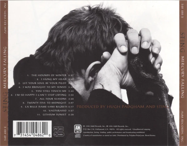 Sting - Mercury Falling (CD, Album) - Image 2