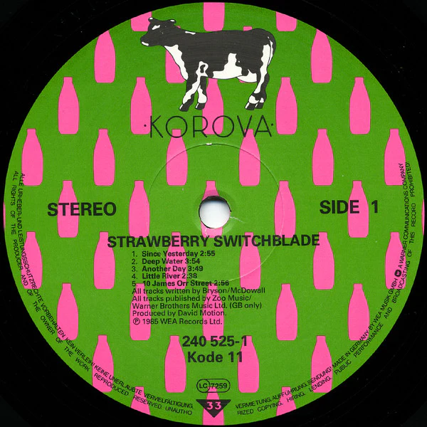 Strawberry Switchblade - Strawberry Switchblade (LP, Album) - Image 3