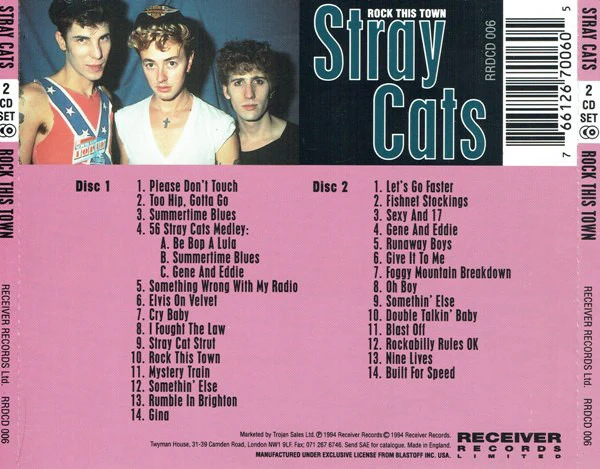 Stray Cats - Rock This Town - A Classic Live Collection (2xCD, Comp) - Image 2