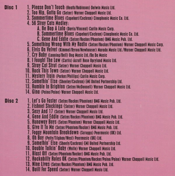 Stray Cats - Rock This Town - A Classic Live Collection (2xCD, Comp) - Image 3