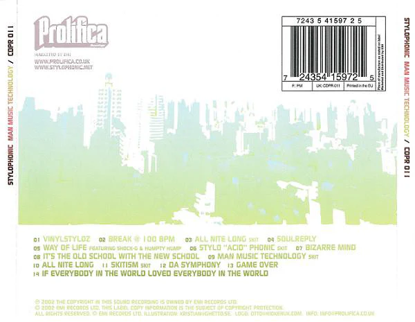 Stylophonic - Man Music Technology (CD, Album) - Image 3
