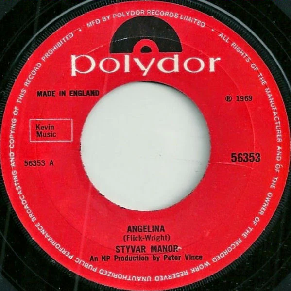 Styvar Manor - Angelina (7", Single) - Image 2