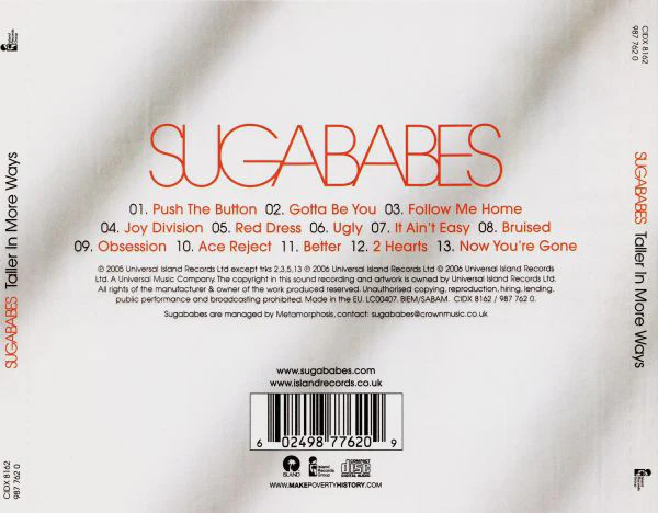 Sugababes - Taller In More Ways (CD, Album, S/Edition) - Image 3