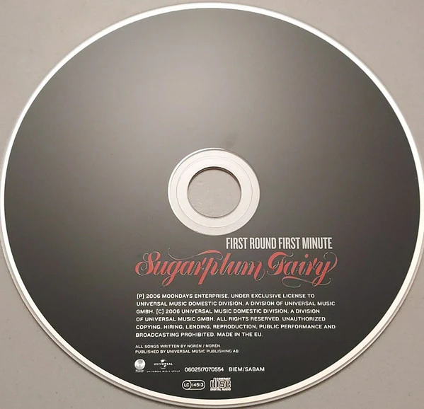 Sugarplum Fairy - First Round First Minute (CD, Album) - Image 3