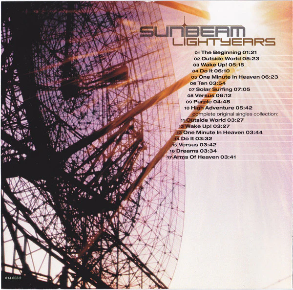 Sunbeam - Lightyears (CD, Album, Comp, P/Mixed) - Image 2