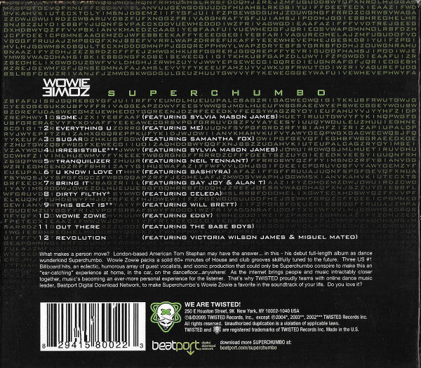 Superchumbo - Wowie Zowie (CD, Album, P/Mixed) - Image 2