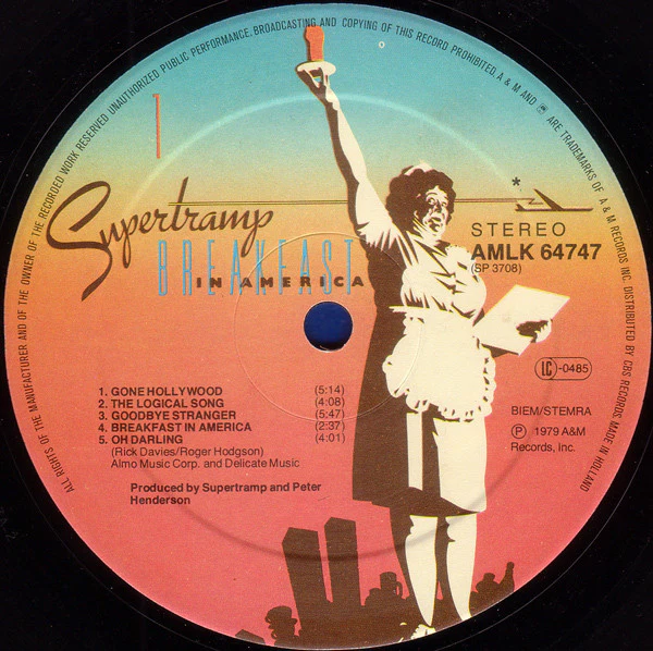 Supertramp - Breakfast In America (LP, Album) - Image 3