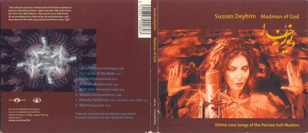 Sussan Deyhim - Madman Of God (Divine Love Songs Of The Persian Sufi Masters) (CD, Album) - Image 2