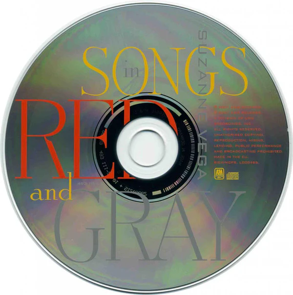 Suzanne Vega - Songs In Red And Gray (CD, Album) - Image 3