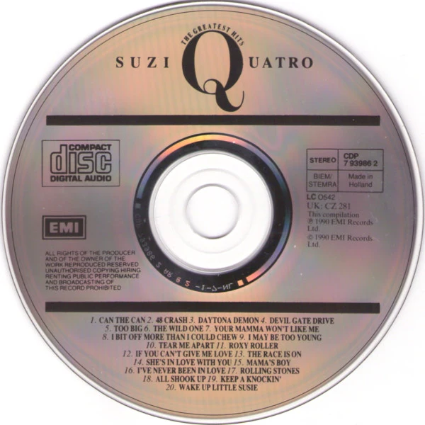 Suzi Quatro - The Wild One - The Greatest Hits (CD, Comp) - Image 3