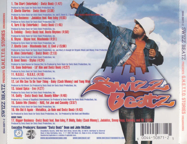 Swizz Beatz - G.H.E.T.T.O. Stories (CD, Album, Cle) - Image 2