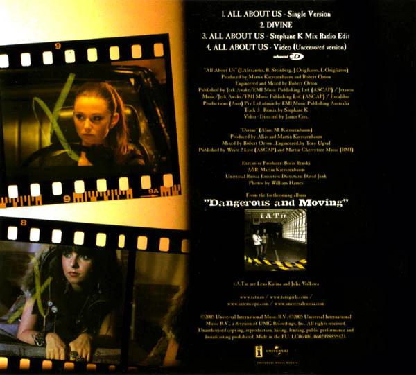 t.A.T.u. - All About Us (CD, Maxi, Enh) - Image 4