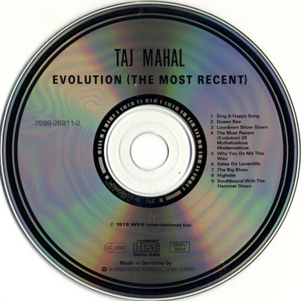 Taj Mahal - Evolution (The Most Recent) (CD, Album) - Image 3