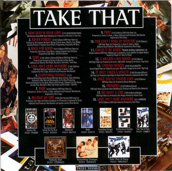 Take That - Greatest Hits (CD, Comp) - Image 2