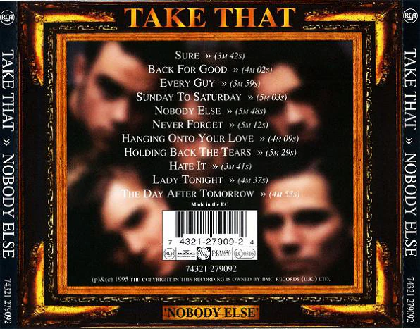 Take That - Nobody Else (CD, Album) - Image 2