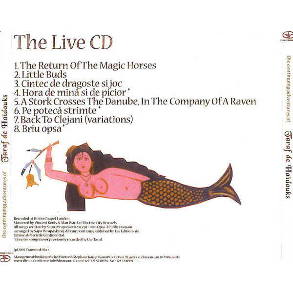 Taraf de Haïdouks - The Continuing Adventures Of Taraf De Haïdouks (DVD, PAL + CD, Album) - Image 2