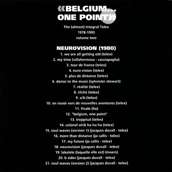 Telex - Neurovision (CD, Album, RE, RM) - Image 4