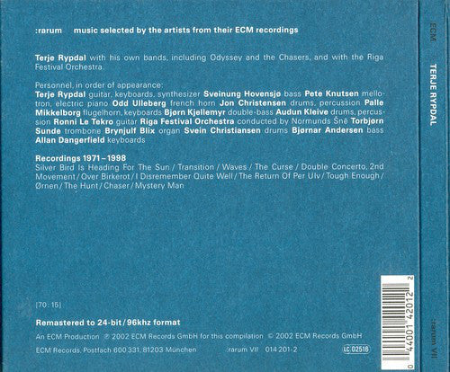 Terje Rypdal - Selected Recordings (CD, Comp, RM) - Image 2