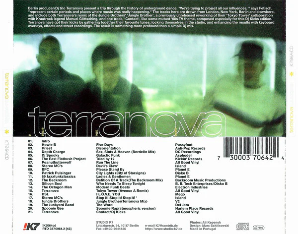 Terranova - DJ-Kicks (CD, Mixed) - Image 2