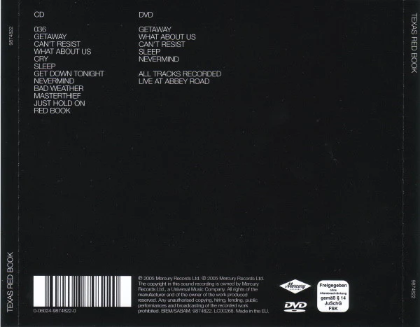 Texas - Red Book (CD, Album + DVD + Dlx, Ltd, O-c) - Image 4