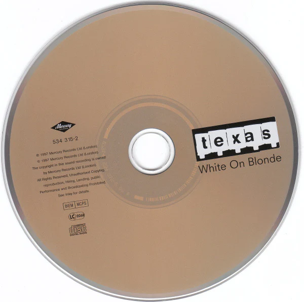Texas - White On Blonde (CD, Album, PMD) - Image 3