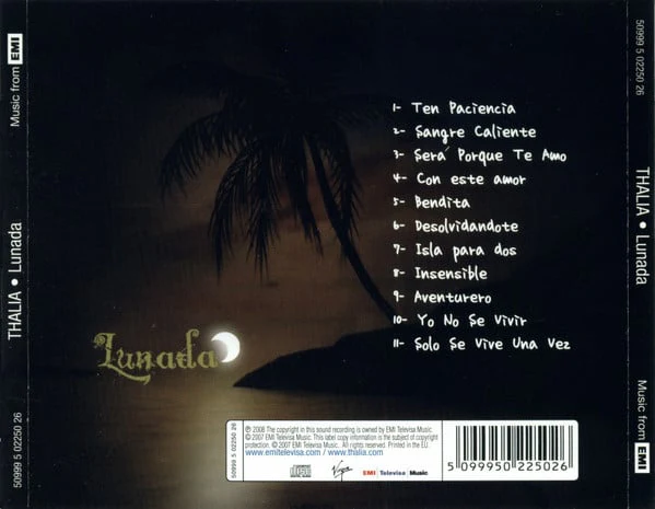 Thalía - Lunada (CD, Album) - Image 2