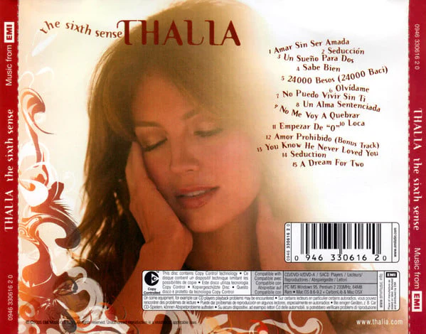 Thalia* - The Sixth Sense (CD, Album, Copy Prot.) - Image 5