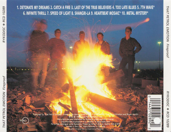 That Petrol Emotion - Fireproof (CD, Album) - Image 2