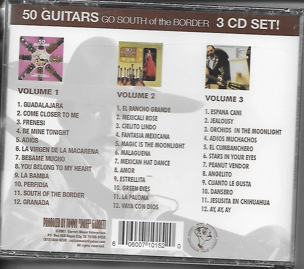 The 50 Guitars Of Tommy Garrett - 50 Guitars Go South Of The Border Vols. 1-3 (3xCD, Comp) - Image 2