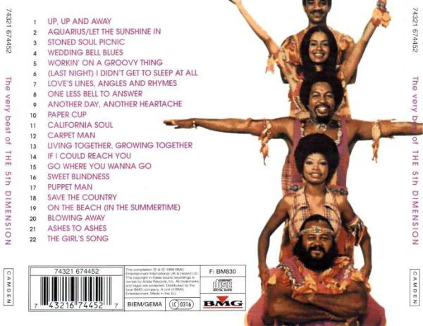 The 5th Dimension* - The Very Best Of The 5th Dimension (CD, Comp) - Image 2
