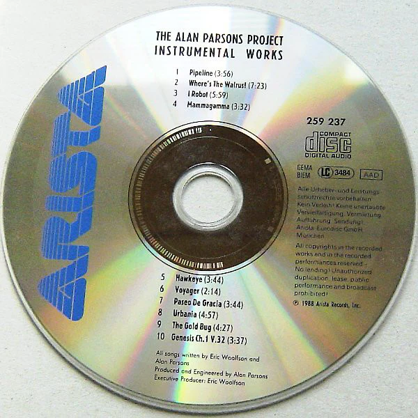 The Alan Parsons Project - The Instrumental Works (CD, Comp) - Image 3