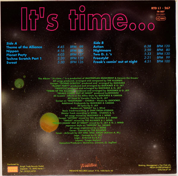 The Alliance - It's Time (LP, Album) - Image 2