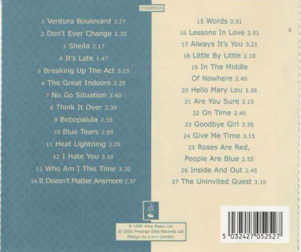 The Allisons - All The Hits Plus More (CD, Comp) - Image 4