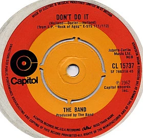 The Band - Don't Do It (7") - Image 2