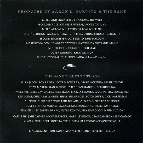 The Band - High On The Hog (CD, Album) - Image 5