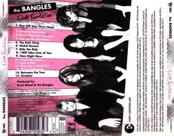 The Bangles* - Doll Revolution (CD, Album, Copy Prot.) - Image 2