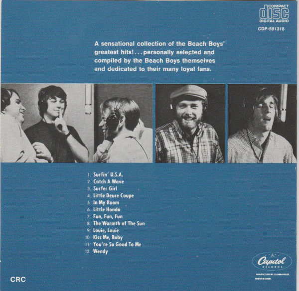 The Beach Boys - Best Of The Beach Boys (CD, Comp, Club, RE) - Image 3