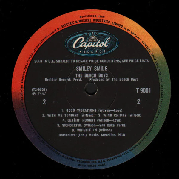 The Beach Boys - Smiley Smile (LP, Album, Mono) - Image 4