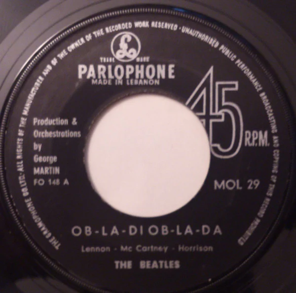 The Beatles - Ob-La-Di, Ob-La-Da / While My Guitar Gently Weeps (7", Single)