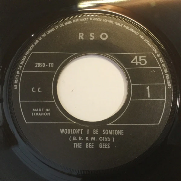The Bee Gees* - Wouldn't I Be Someone / Elisa (7", Single)
