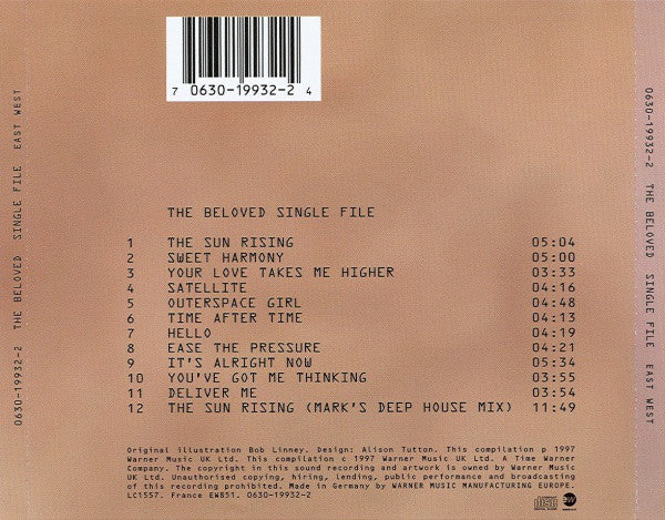 The Beloved - Single File (CD, Comp) - Image 2