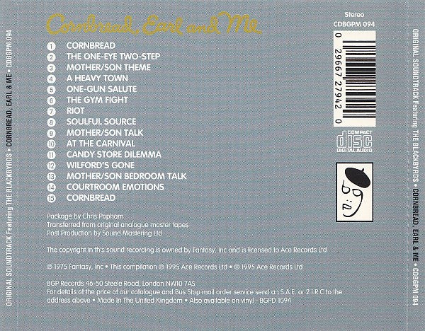 The Blackbyrds - Cornbread, Earl And Me (CD, Album) - Image 2
