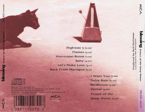 The Blessing - Prince Of The Deep Water (CD, Album) - Image 2