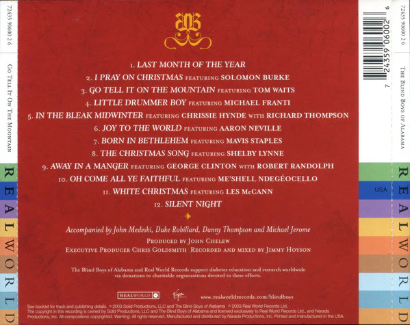 The Blind Boys Of Alabama - Go Tell It On The Mountain (CD, Album) - Image 4